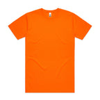 Custom Block Safety Tee 5050F (Hi-Vis) - Safety Orange