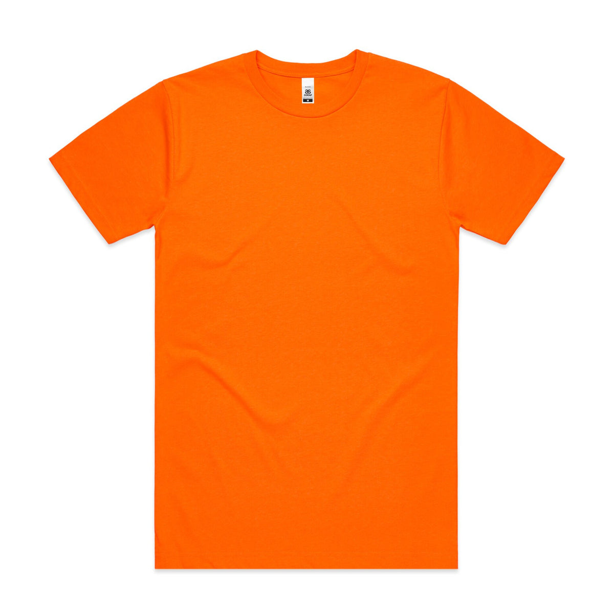 Custom Block Safety Tee 5050F (Hi-Vis) - Safety Orange