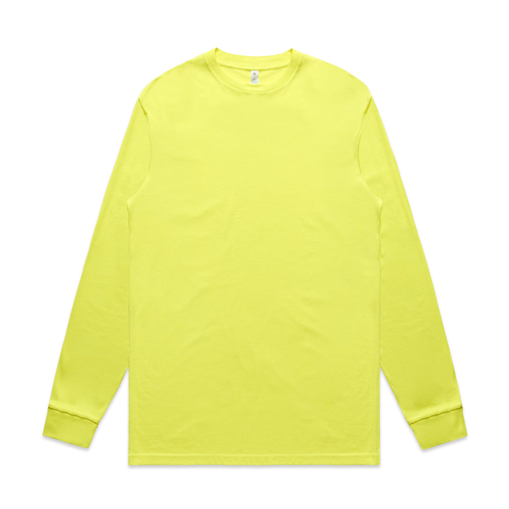 Custom Block Safety L/S Tee 5054F (Hi-Vis) - Safety Yellow