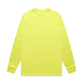Custom Block Safety L/S Tee 5054F (Hi-Vis) - Safety Yellow