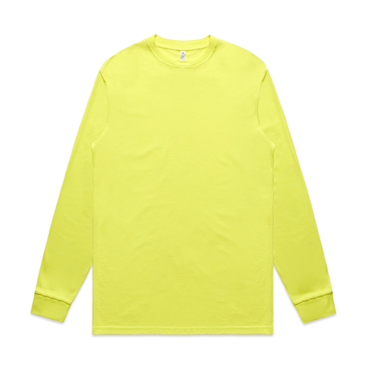 Custom Block Safety L/S Tee 5054F (Hi-Vis) - Safety Yellow