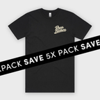 [5X Pack] ASColour Block Tubular Tees (w/print)