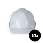 ABS Hard Hat - push lock (10 pack)