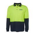 Poly Polo Hi-Vis Long Sleeve