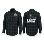 Custom Flanno. Pilbara Open Front L/S Flannelette Shirt