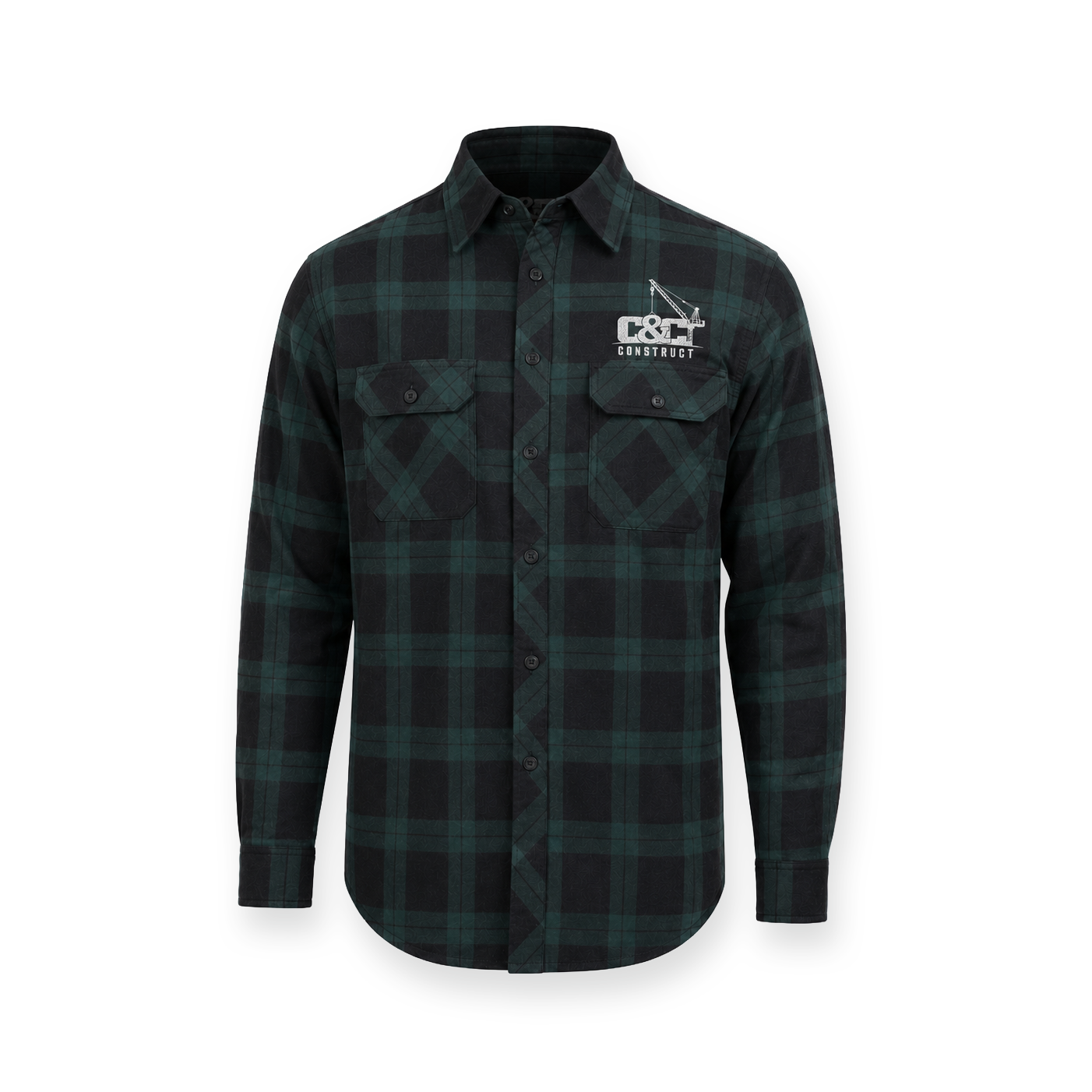 Custom Flanno. Pilbara Open Front L/S Flannelette Shirt