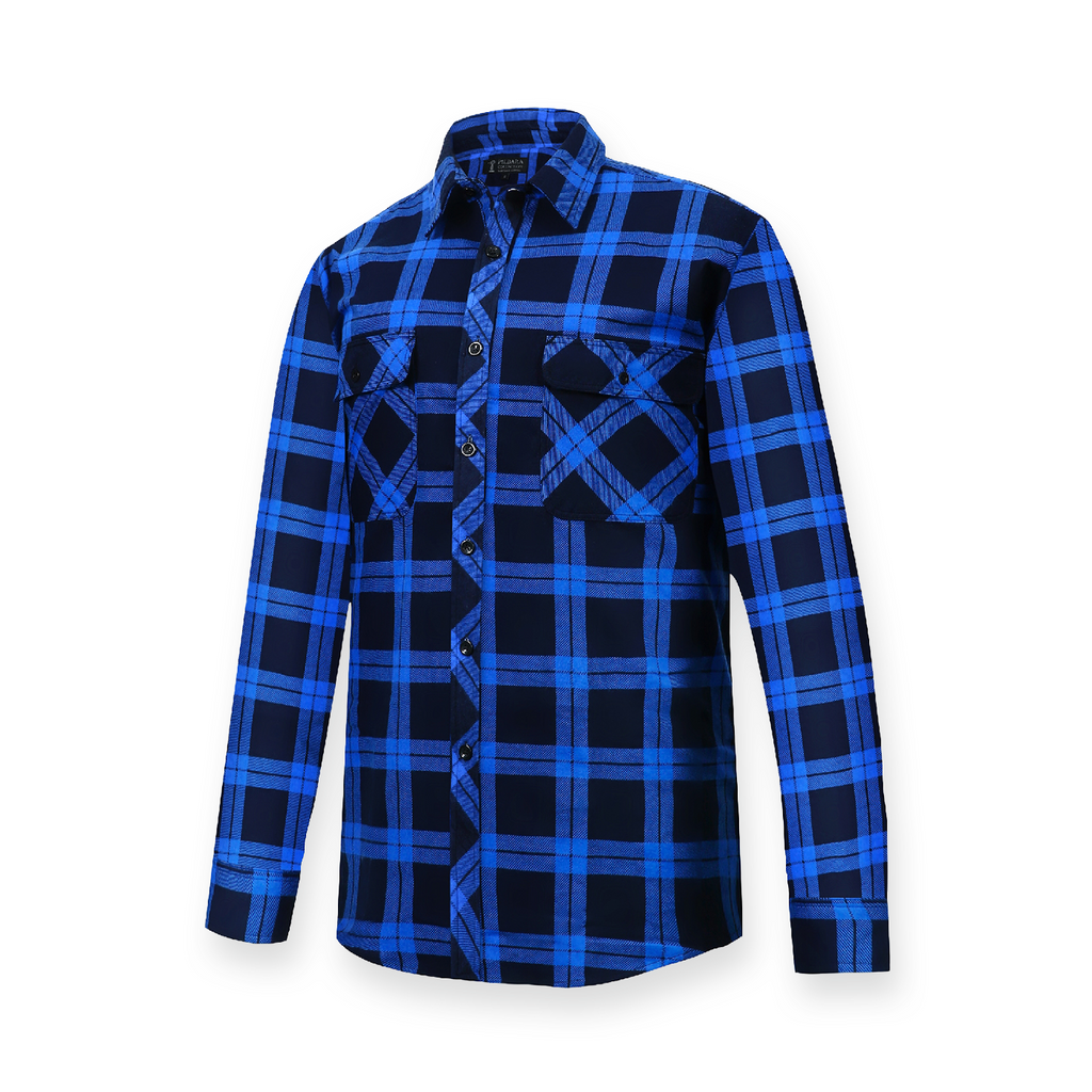 Custom Flanno. Pilbara Open Front L/S Flannelette Shirt