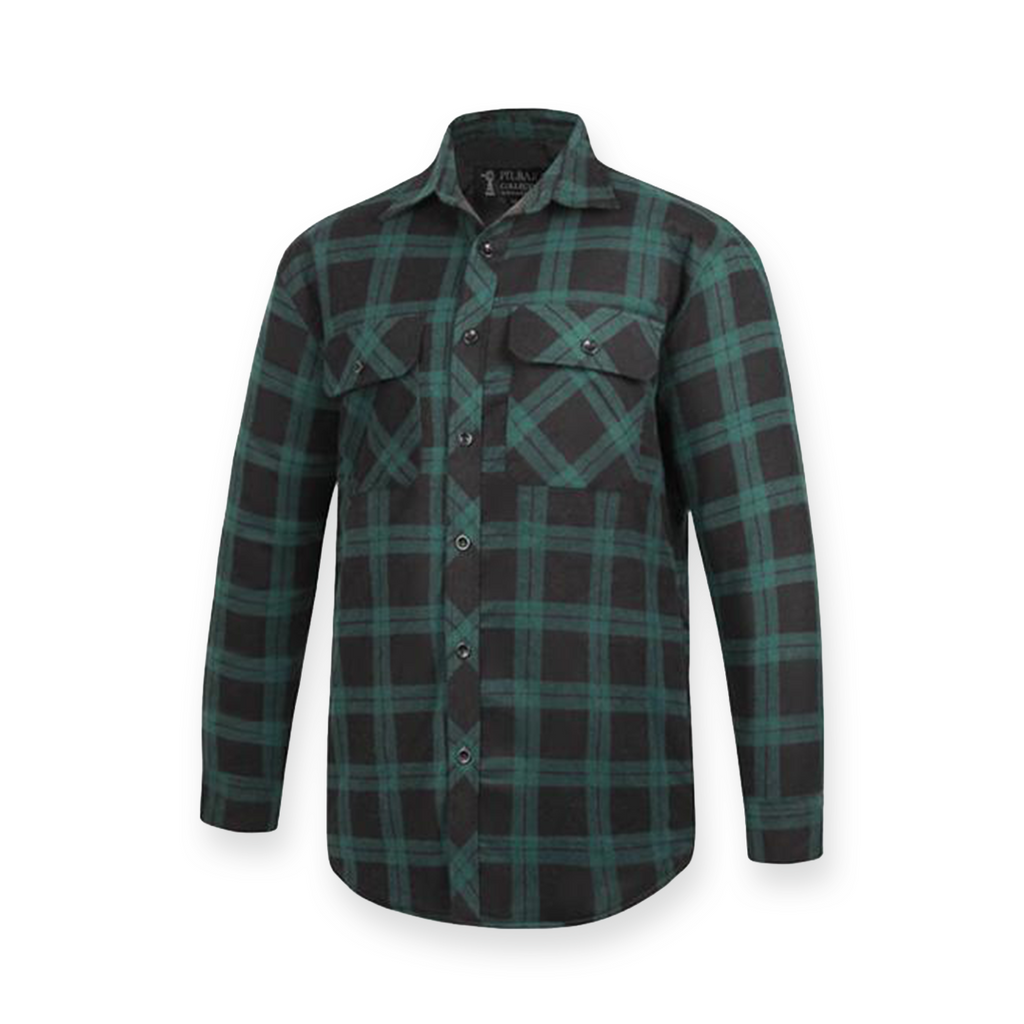 Custom Flanno. Pilbara Open Front L/S Flannelette Shirt