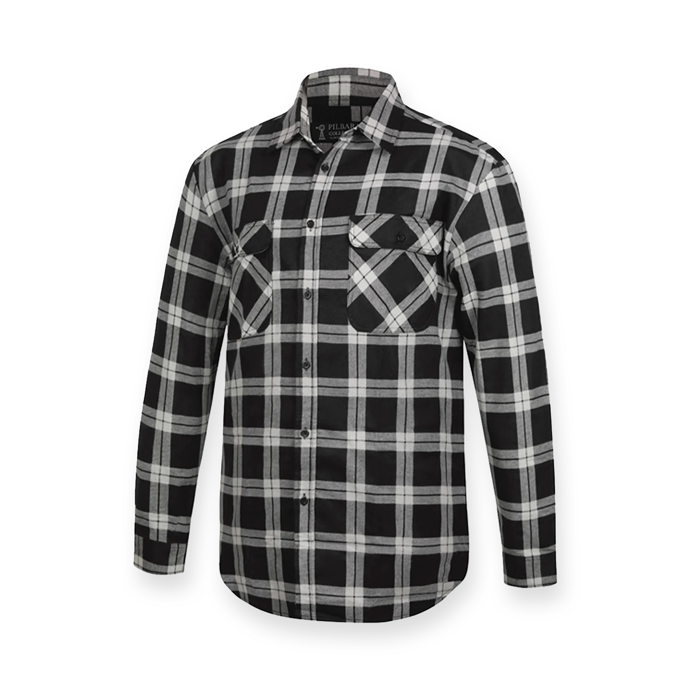 Custom Flanno. Pilbara Open Front L/S Flannelette Shirt